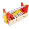 BOITE A OUTILS REVERSIBLE 20 pièces en Bois 38x15x16cm