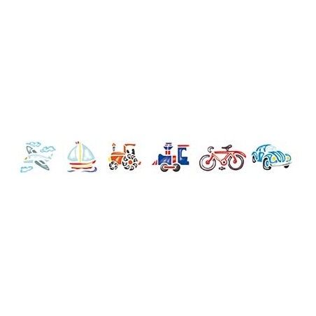 6 POCHOIRS TRANSPORT