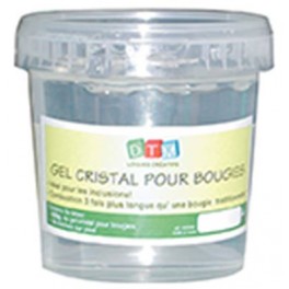 1 POT GEL À BOUGIES 800G + 8 MÈCHES