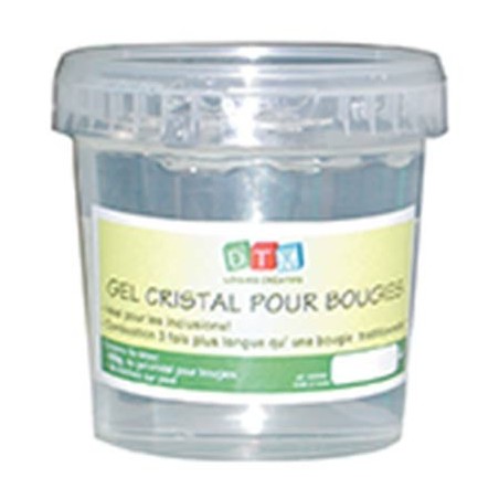 1 POT GEL À BOUGIES 800G + 8 MÈCHES