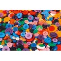 400 BOUTONS RÉSINE TAILLES ET COLORIS ASSORTIS