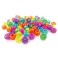 1 000 PERLES CASSIS PLASTIQUE PAILLETÉES COLORIS ASSORTIS