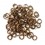 ANNEAUX RONDS BRONZE 6MM - LOT DE 100