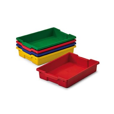 BAC DE RANGEMENT 42X31X7,3CM ROUGE