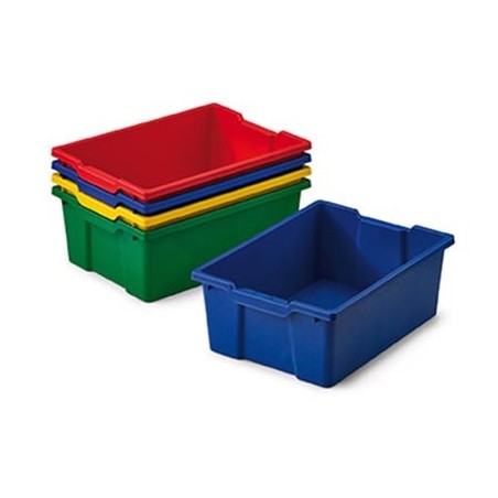 BAC DE RANGEMENT 42X31X14,8CM BLEU