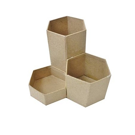 POT A CRAYONS 3 COMPARTIMENTS EN CARTON