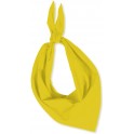 6 FOULARDS TRIANGULAIRES JAUNE