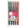 ETUI 5 ROLLERS GEL METALL.1MM ASSORTIS (B, V, RS, VT, M)