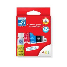 GIOTTO 5 TUBES GOUACHE 10 ML