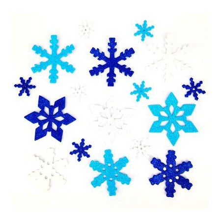 240 FLOCONS CAOUTCHOUC PAILLETÉ COLORIS ASSORTIS