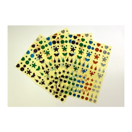 1150 GOMMETTES HOLOGRAPHIQUES NOEL