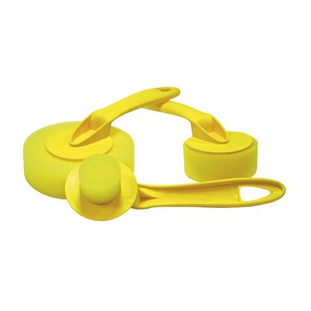 SET DE 3  PINCEAUX EPONGE TAILLES DIFFÉRENTES