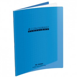 CAHIER PP BLEU 24X32 48P SÉYÈS 90G PIQURE