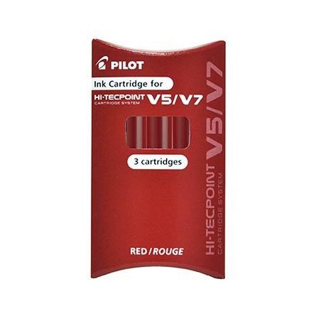 V5 V7 RECHARGEABLE BEGREEN 3 RECHARGES V5/V7 ROUGE