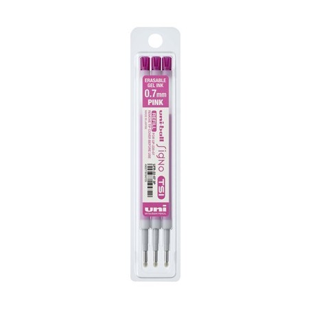 SET 3 RECHARGES ROSE POUR ROLLER UNI-BALL TSI