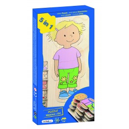 PUZZLE MULTI NIVEAUX CORPS FILLE - 28 P