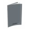 CAHIER 24X32 96P POLYPRO GRIS 90G SEYES