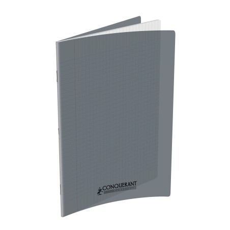 CAHIER 24X32  96P POLYPRO GRIS 90G SEYES