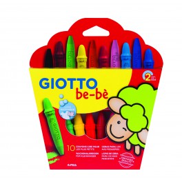 ETUI 10 CRAYONS CIRE GIOTTO BE-BE