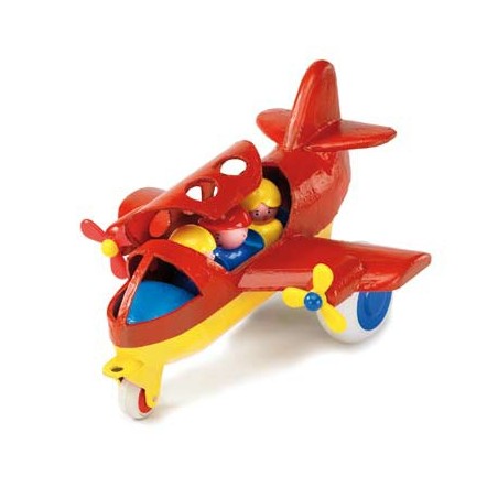 AVION de ligne 30cm + 3 personnages articulés