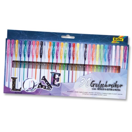 30 ROLLERS METALLISES, PAILLETES ET PASTELS ASSORTIS