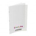 CAHIER DE VIE PP INCOLORE 24X32 96P