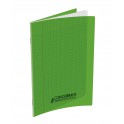 CAHIER PP VERT 17X22 140P SÉYÈS 90G PIQURE