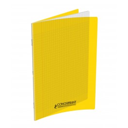 CAHIER PP JAUNE 24X32 140P SÉYÈS 90G PIQURE