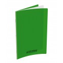 CAHIER PP VERT 24X32 140P SÉYÈS 90G PIQURE