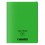 CAHIER À RABAT VERT 24X32 48P SÉYÈS