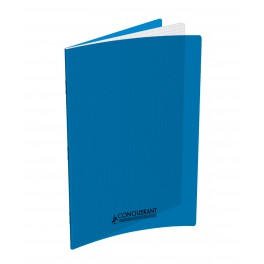 CAHIER PP BLEU 24X32 96P 5X5 90G PIQURE