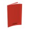 CAHIER PP ROUGE 24X32 96P 5X5 90G PIQURE