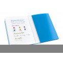 CAHIER À RABAT BLEU 17X22 48P SÉYÈS