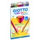 ÉLIOS GIANT 12 CRAYONS COULEURS ASSORTIS