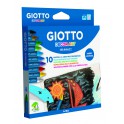 GIOTTO DÉCOR ART BOÎTE 10 PASTELS À LA CIRE AQUARELLABLES