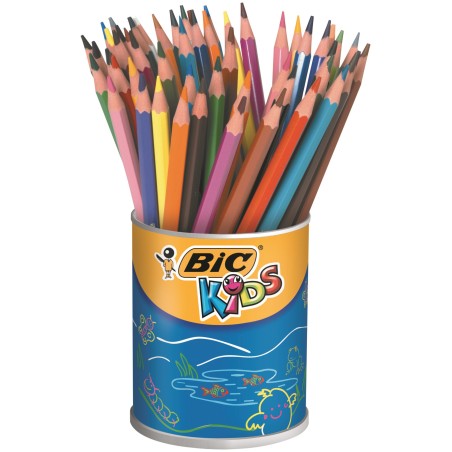 KIDS EVOLUTION POT 60 CRAYONS COULEURS ASSORTIS