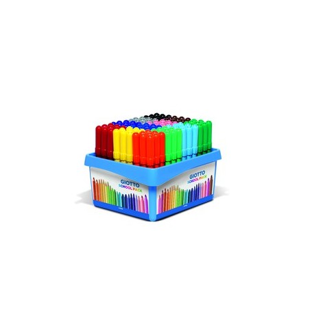 TURBO MAXI SCHOOLPACK 108 FEUTRES COLORIS ASSORTIS