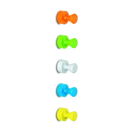 10 AIMANTS NÉODYME FORME QUILLE COLORIS ASSORTIS