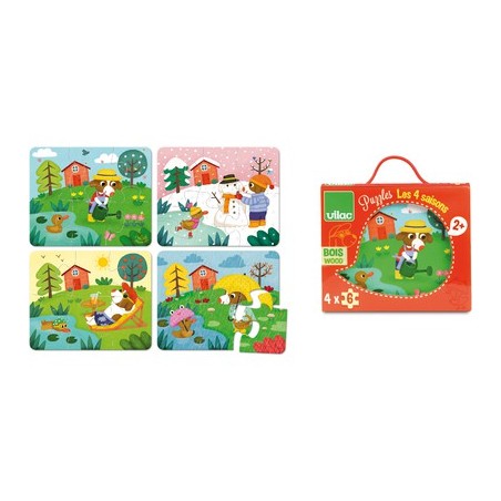 LES 4 SAISONS  PUZZLES BOIS
