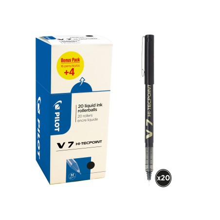 V7 VALUE PACK 16+4 ROLLERS NOIR