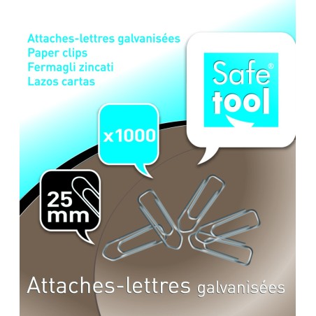 1000 ATTACHE LETTRES 25MM