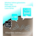 100 ATTACHE LETTRES 30MM