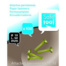 100 ATTACHES PARISIENNES 50MM N°12