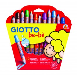 BE-BÈ 12 CRAYONS COULEURS ASSORTIS