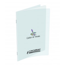 CAHIER DESSIN PP 24X32 48P UNI 90G