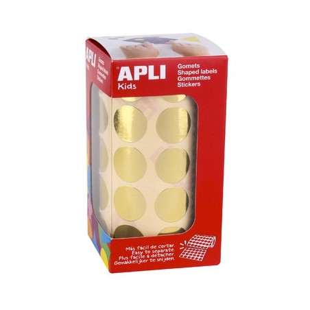 ROULEAU 1770 GOMMETTES RONDES 20MM OR