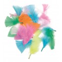 PLUMES DUVET TAILLES ET COLORIS ASSORTIS 14G