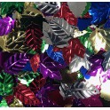 POT 100 GR PAILLETTES SEQUINS FEUILLES ASORTIES