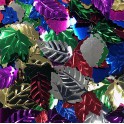 POT 100 GR PAILLETTES SEQUINS FEUILLES ASORTIES
