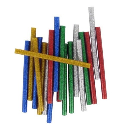 20 BATONS DE PEINTURE 3D PAILLETEE